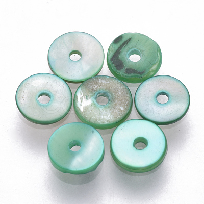 Natural Freshwater Shell Beads SHEL-Q008-97-1