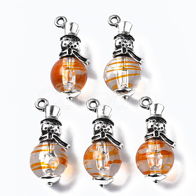 Transparent Acrylic Pendants SACR-N013-004-RS-1