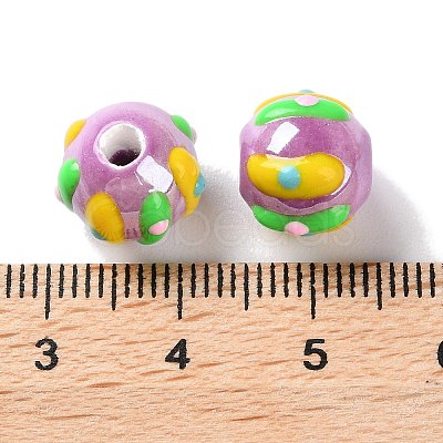 Handmade Porcelain Beads Strands PORC-L078-01L-1