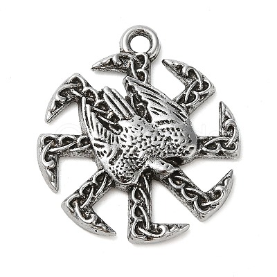 Tibetan Style Alloy Pendants FIND-G067-03AS-1