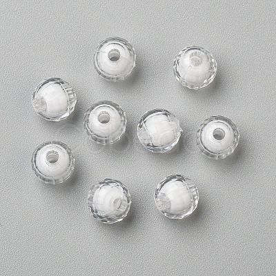 Transparent Acrylic Beads TACR-S086-08mm-01-1