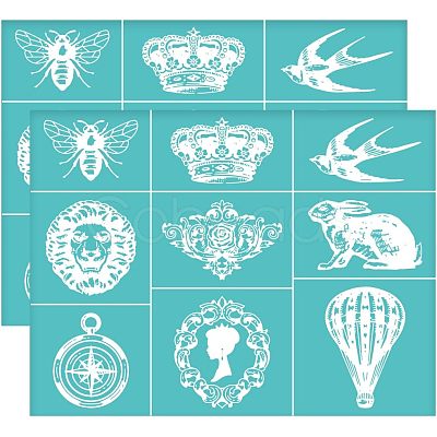 Self-Adhesive Silk Screen Printing Stencil DIY-WH0338-112-1