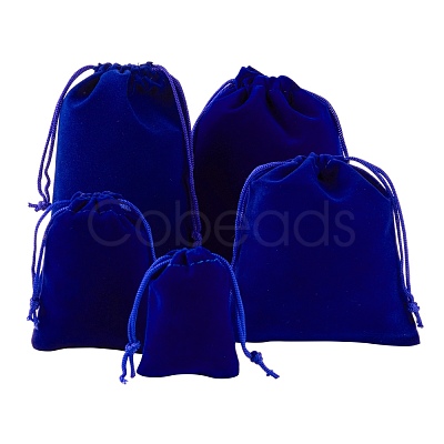 5 Style Rectangle Velvet Pouches TP-LS0001-01E-1