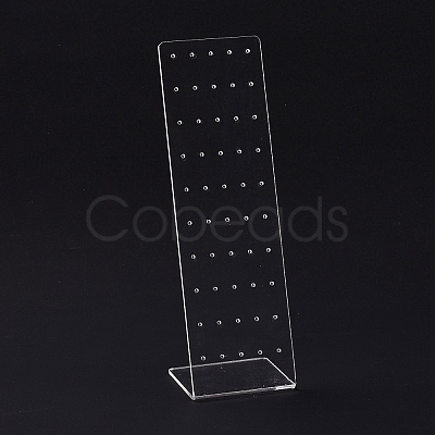 Transparent Acrylic Earrings Display Stands EDIS-G014-02-1