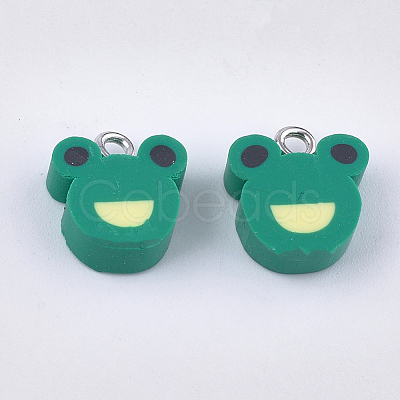 Handmade Polymer Clay Charms CLAY-S091-93-1