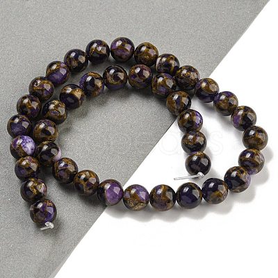 Synthetic Gold Clinquant Stone Beads Strands G-P549-A01-02E-1