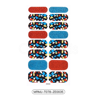 Nail Art Full Cover Nail Art Wrap MRMJ-T078-ZE0035-1