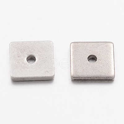 Non-Tarnish 304 Stainless Steel Spacer Beads STAS-E134-6mm-19P-1