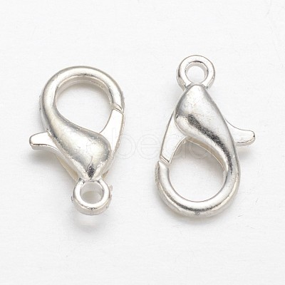 Zinc Alloy Lobster Claw Clasps E102-S-1