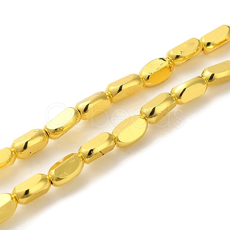 Electroplate Glass Beads Strands EGLA-P053-01A-FP02-1