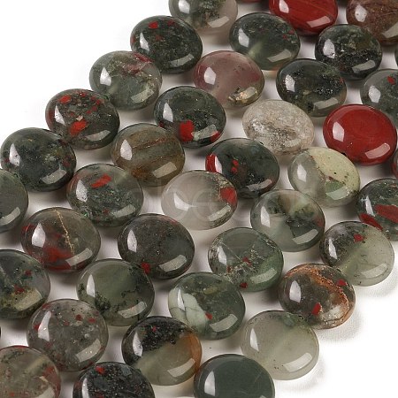 Natural African Bloodstone Beads Strands G-M403-C16-1