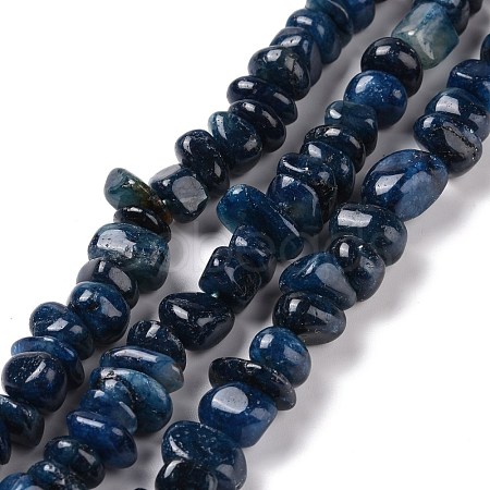 Dyed & Heated Natural Apatite Beads Strands G-G925-07B-1