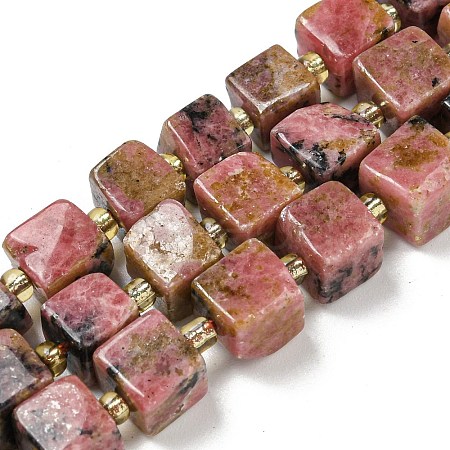 Natural Rhodonite Beads Strands G-G053-B11-01B-1