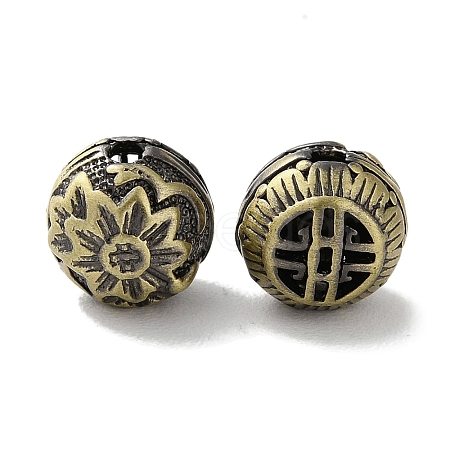 Tibetan Style Brass Beads KK-M284-47AB-1