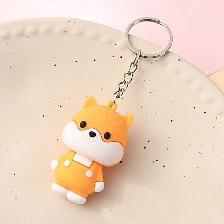 PVC Cartoon Animals Keychain PW-WGC4917-03-1