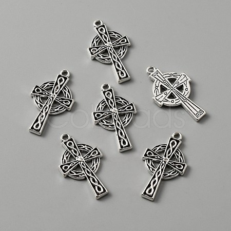 Irish Tibetan Style Alloy Pendants FIND-CJC0009-49-1