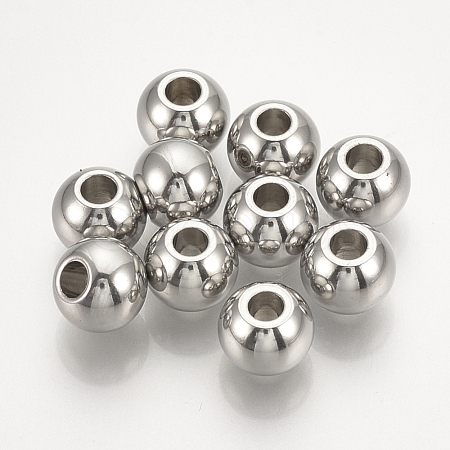 304 Stainless Steel Spacer Beads X-STAS-T021-6-1
