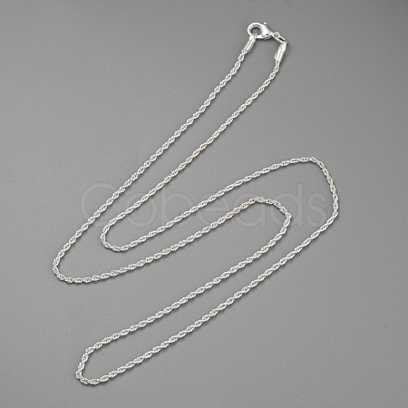 Popular Silver Color Plated Brass Snake Chain Necklaces For Men NJEW-BB12746-24-1