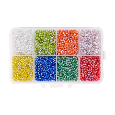 12/0 Round Glass Seed Beads SEED-X0050-2mm-17-1