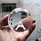 Inner Carving Glass Crystal Ball Diaplay Decoration, Fengshui Home Decor, Eiffel Tower, 60mm