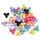 Opaque Acrylic Beads, Flower, Mixed Color, 13x14x6mm, Hole: 1.8mm, about 1000pcs/500g