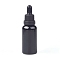 Empty Glass Dropper Bottles, for Essential Oils Aromatherapy Lab Chemicals, Black, 8.8cm, Capacity: 15ml