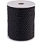 Polyester Cord, Twisted Cord, Black, 5mm, about 18~19yards/roll(16.4m~17.3m/roll)