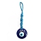 Plastic Turkey Evil Eye Pendants Decorations, Braided Thread for Home Car Hanging Ornaments, Blue, 137mm