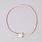 Glass Seed Bead & Shell Star Beaded Bracelet for Women, Simple and Stylish