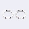 925 Sterling Silver Open Jump Rings STER-F036-02S-1x6mm-2