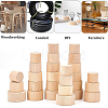 BENECREAT 36Pcs 6 Style Bamboo Bottle Stoppers FIND-BC0002-85-6