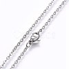 304 Stainless Steel Pendant Necklaces NJEW-H487-10-3