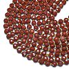 Natural Red Jasper Beads Strands G-K389-B67-01-3