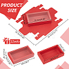 Foldable Paper Drawer Boxes with Clear Plastic Cover CON-WH0095-68A-02-2