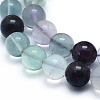 Natural Fluorite Beads Strands G-G823-03-12mm-3