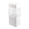 ABS with Plastic Cosmetic Brush Storage Container AJEW-WH0168-18C-1