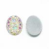 Resin Cabochons CRES-Q194-13x18-10AB-2