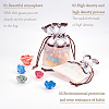 Organza Gift Bags with Lace OP-R034-10x14-01-3