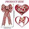 Heart Pattern Polyester Bowknots DIY-WH0308-381C-2