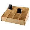 48-Grid Wooden Cell Phone Storage Box AJEW-WH0258-839B-1