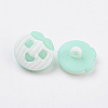 Acrylic Apple Shank Buttons BUTT-E042-12-2