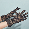 AHADERMAKER 6 Pairs 6 Style Flower Pattern Lace Gloves AJEW-GA0006-10-3