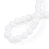 Opaque Solid Color Glass Beads Strands GLAA-T032-P6mm-02-2