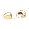 Rack Plating Brass Handbag Shape Hoop Earrings for Women EJEW-F306-04G-3