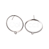 201 Stainless Steel Stud Earring Findings STAS-K241-12P-2