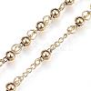 304 Stainless Steel Rosary Bead Necklaces NJEW-D285-42G-2