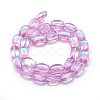 Synthetic Moonstone Beads Strands G-E503-B02-2