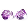 Transparent Spray Painted Glass Beads GLAA-N035-033-C06-4