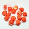 Synthetic Gemstone Coral Beads Strands X-CORA-L030-02-2
