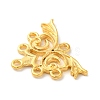 Rack Plating Alloy Flower Chandelier Component Links STAS-M016-02G-2